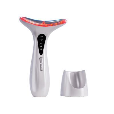 Multi-functional neck beauty device